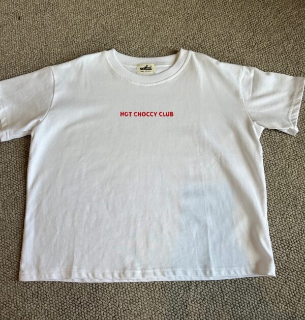 Hot choccy club tee FINAL SALE - 6T