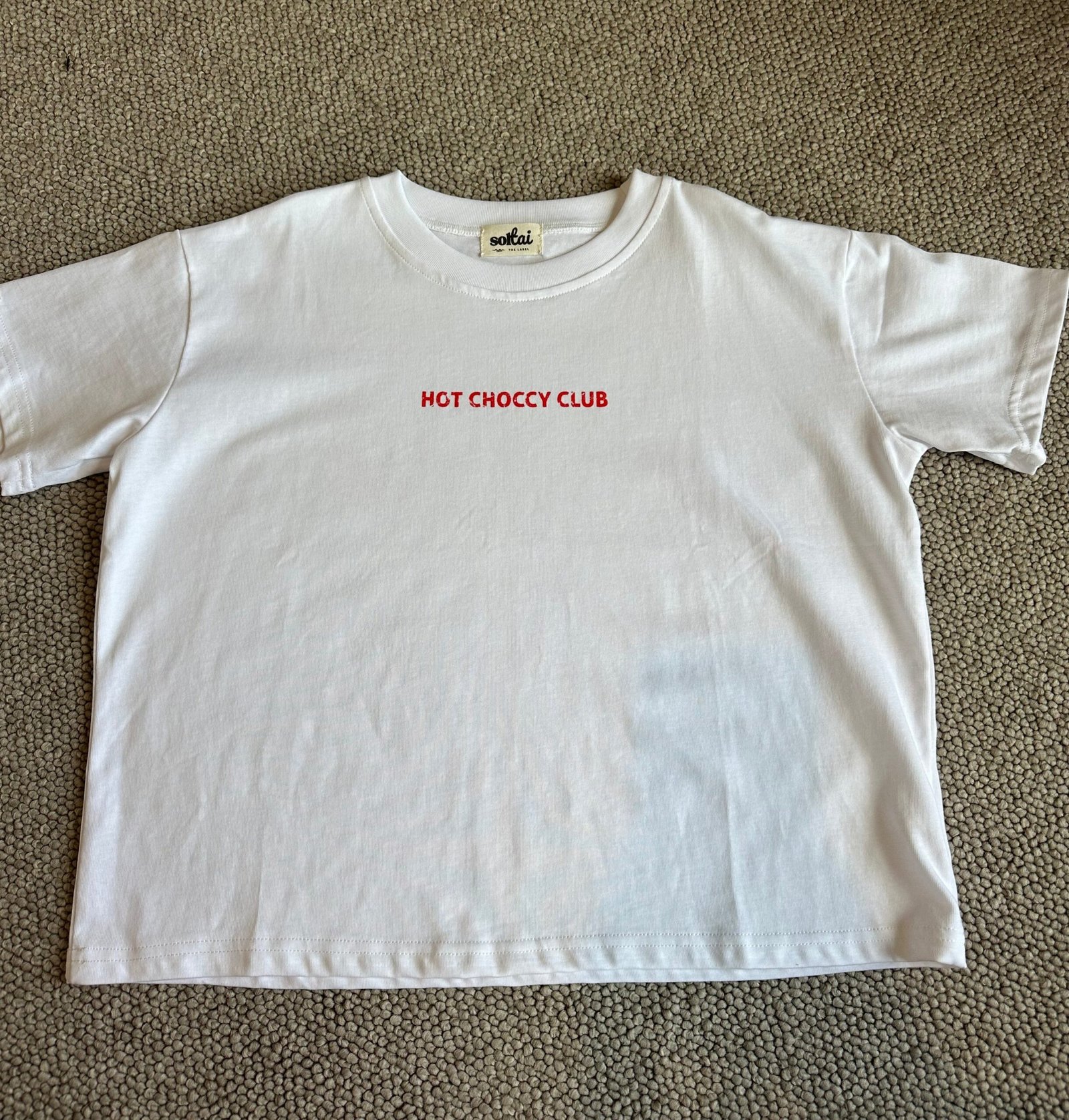 Hot choccy club tee FINAL SALE - 6T - Image 1